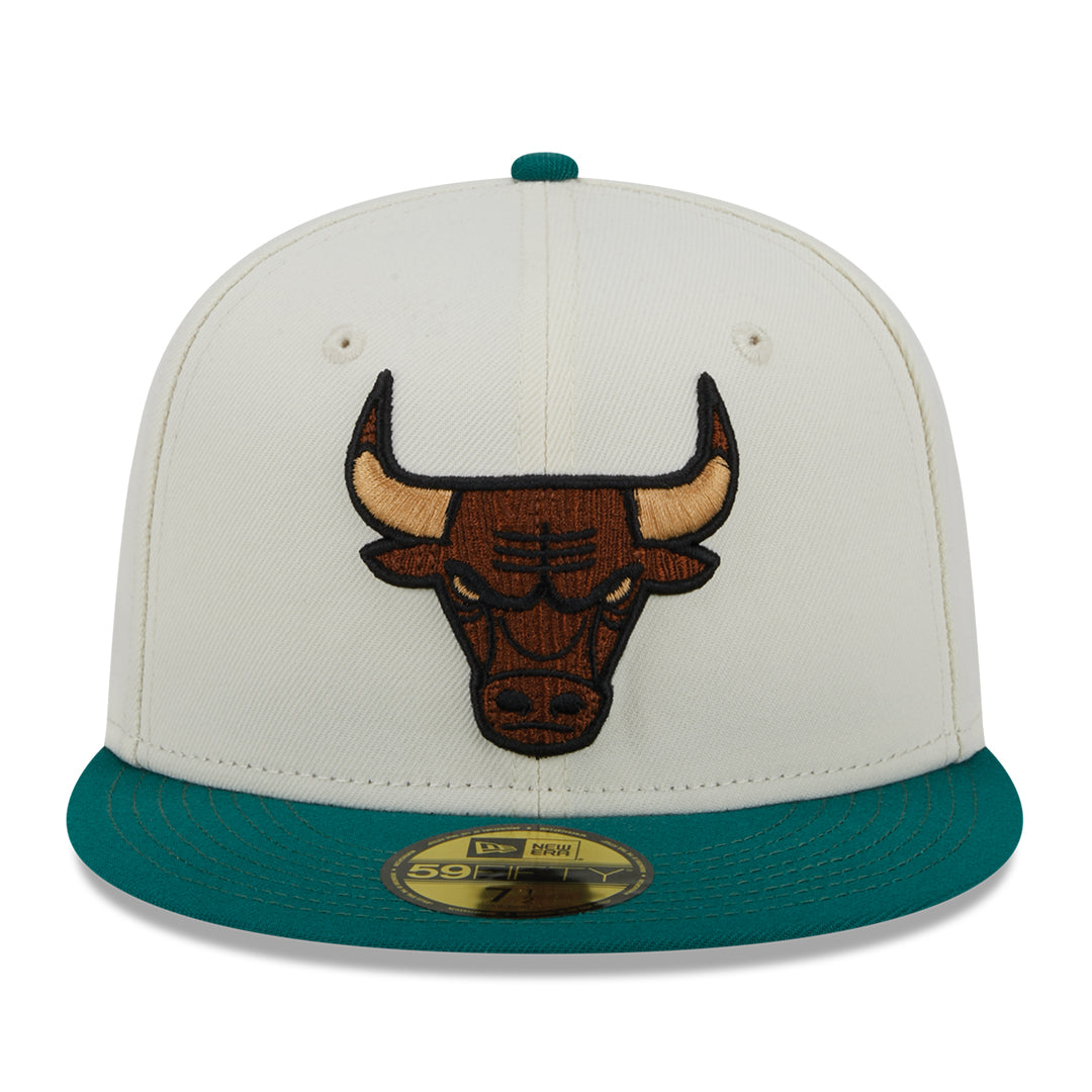 59Fifty Chicago Bulls Crema/ Verde "Camp"