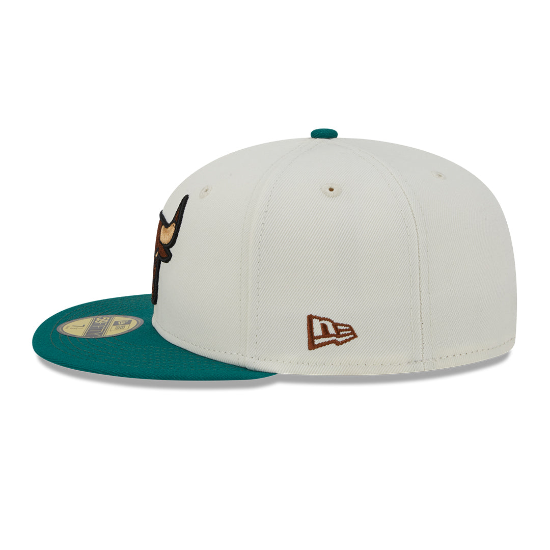 59Fifty Chicago Bulls Crema/ Verde "Camp"
