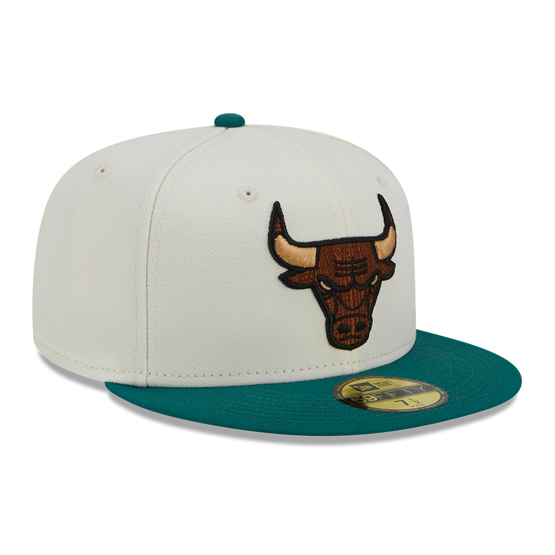 59Fifty Chicago Bulls Crema/ Verde "Camp"