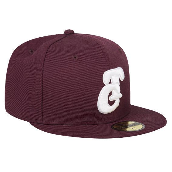 59Fifty Tomateros de Culiacan Guinda Logo Blanco