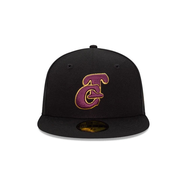 59Fifty Tomateros de Culiacan Negra Logo Guinda/Dorado