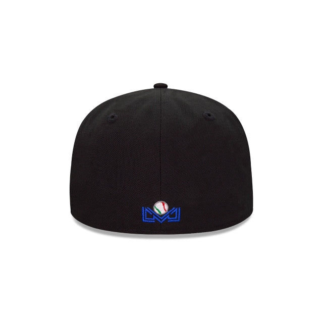 59Fifty Tomateros de Culiacan Negra Logo Guinda/Dorado