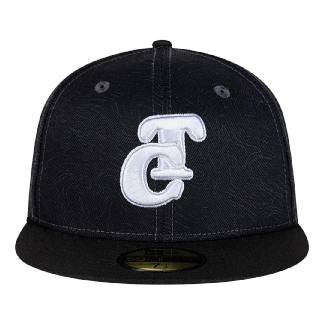 59Fifty Tomateros de Culiacan Negra Custom Logo Blanco
