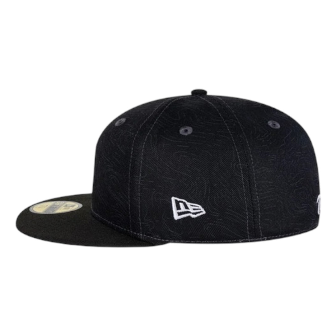 59Fifty Tomateros de Culiacan Negra Custom Logo Blanco