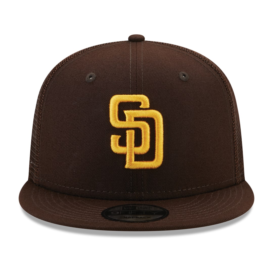 9Fifty San Diego Padres Cafe Total Logo Amarillo Trucker