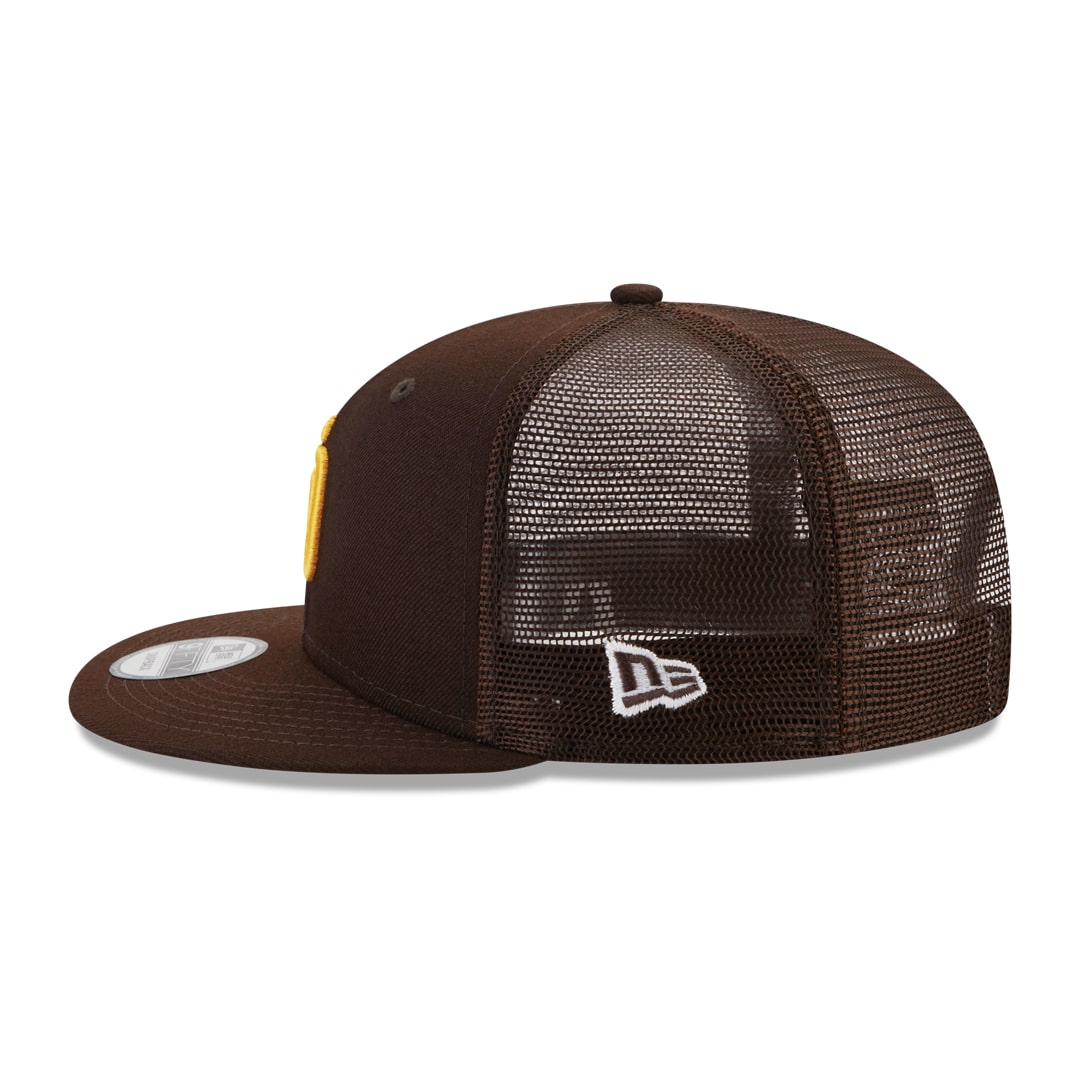 9Fifty San Diego Padres Cafe Total Logo Amarillo Trucker