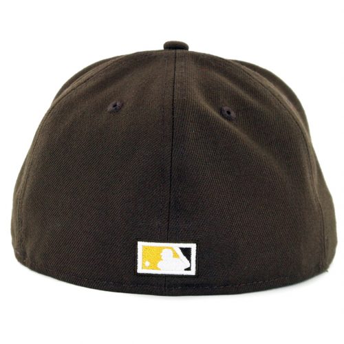 59Fifty San Diego Padres Cafe Obscuro Logo Blanco Circulo Fraile
