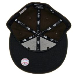 59Fifty San Diego Padres Cafe Obscuro Logo Blanco Circulo Fraile