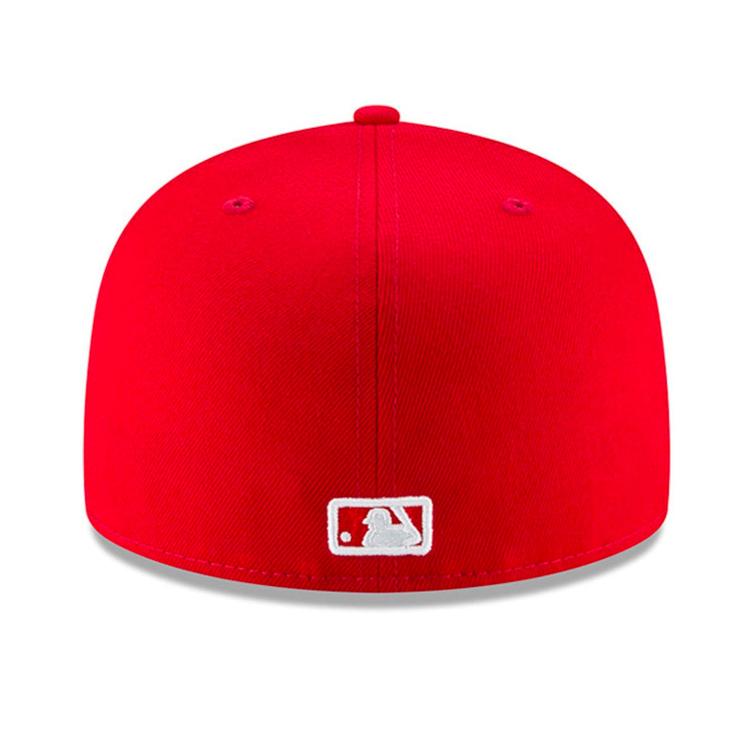 59Fifty Atlanta Braves Rojo Total Logo Blanco