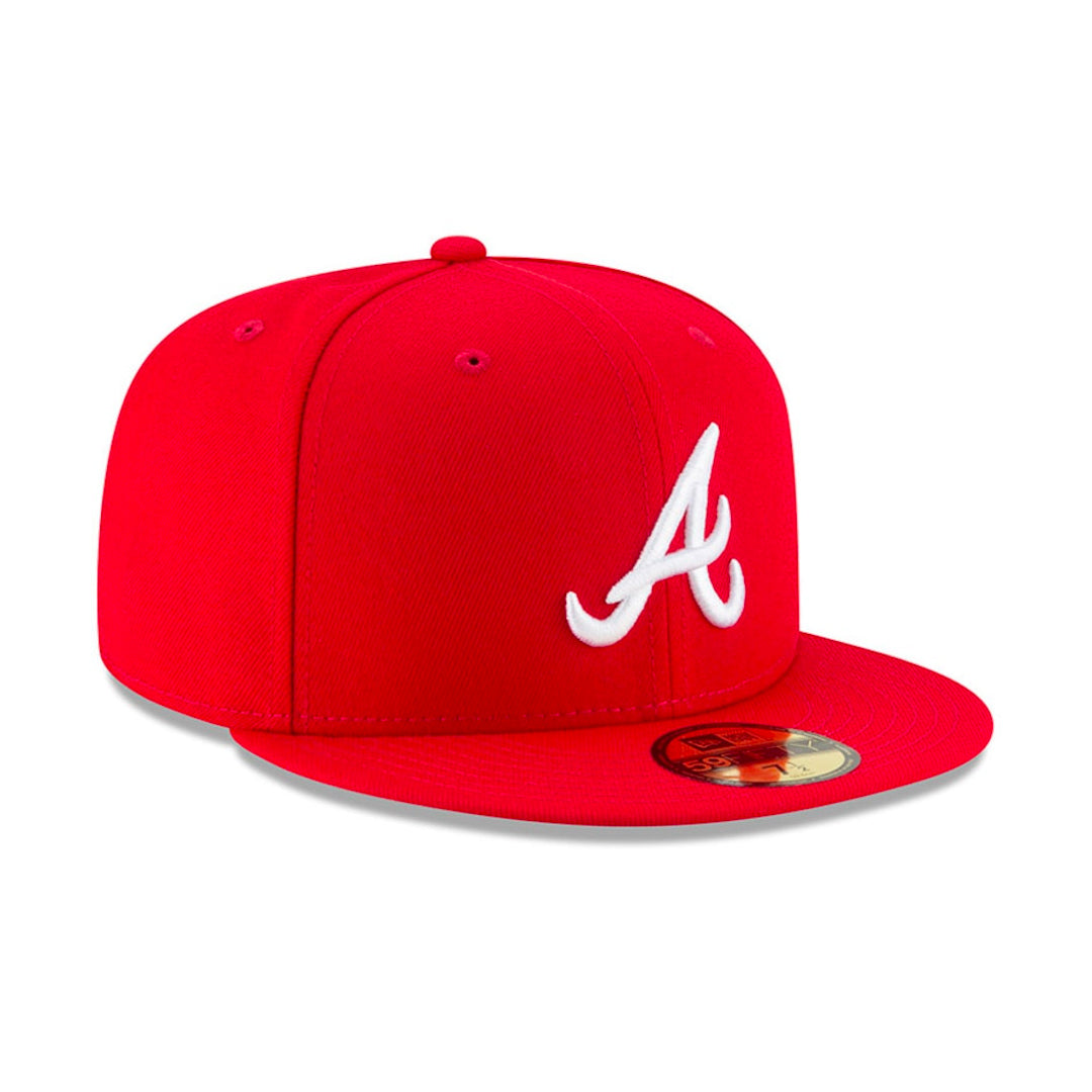 59Fifty Atlanta Braves Rojo Total Logo Blanco