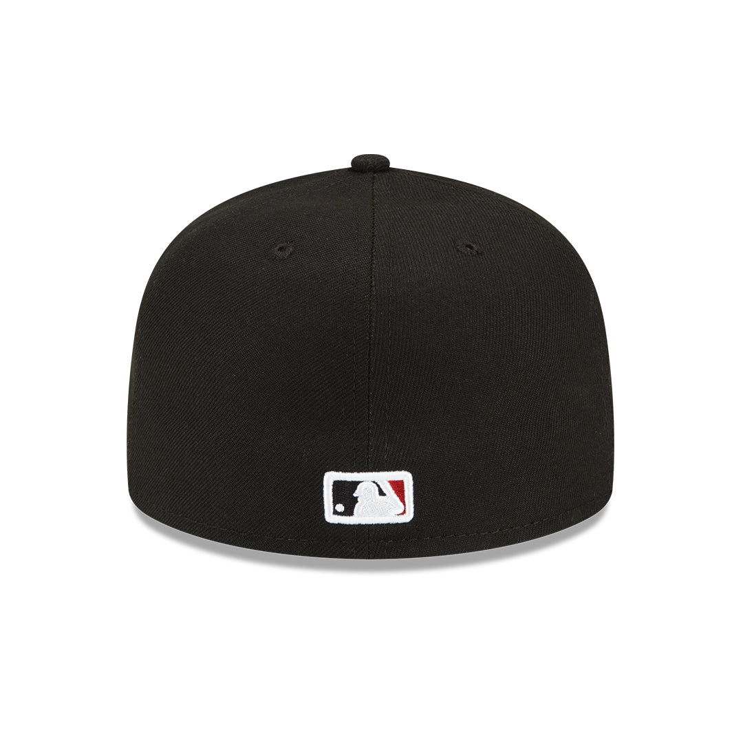 59Fifty Arizona Diamondbacks Negra Total Logo Aqua/Rojo