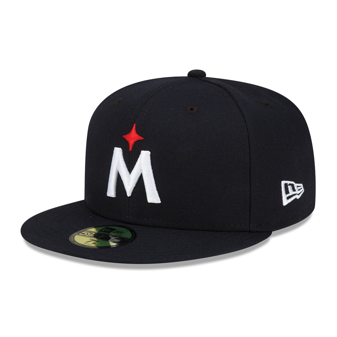 59Fifty Minessota Twins Azul Marino Logo Blanco