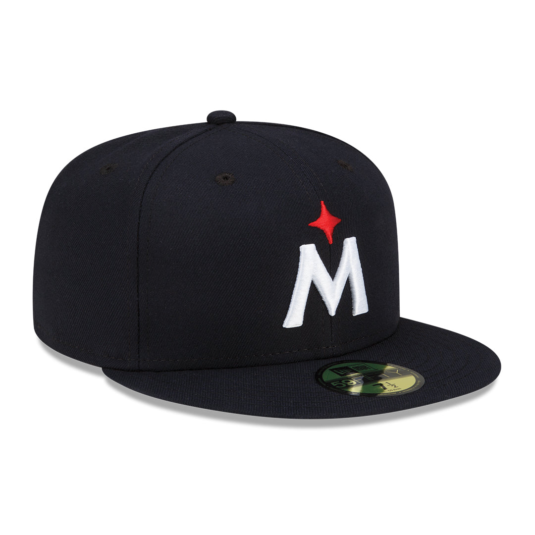 59Fifty Minessota Twins Azul Marino Logo Blanco