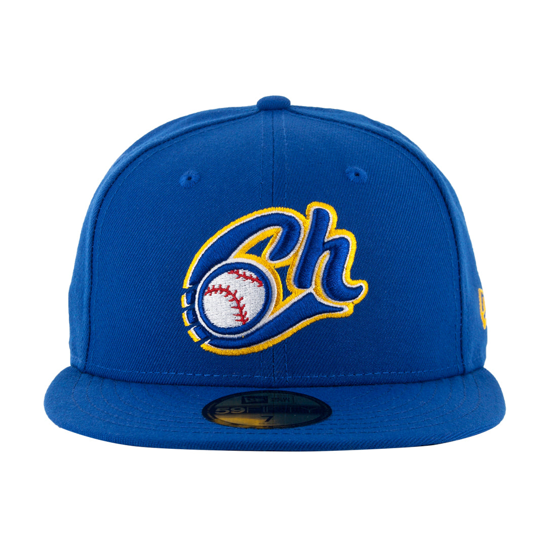 59Fifty Charros de Jalisco Azul Rey Total Logo Amarillo / Azul Rey