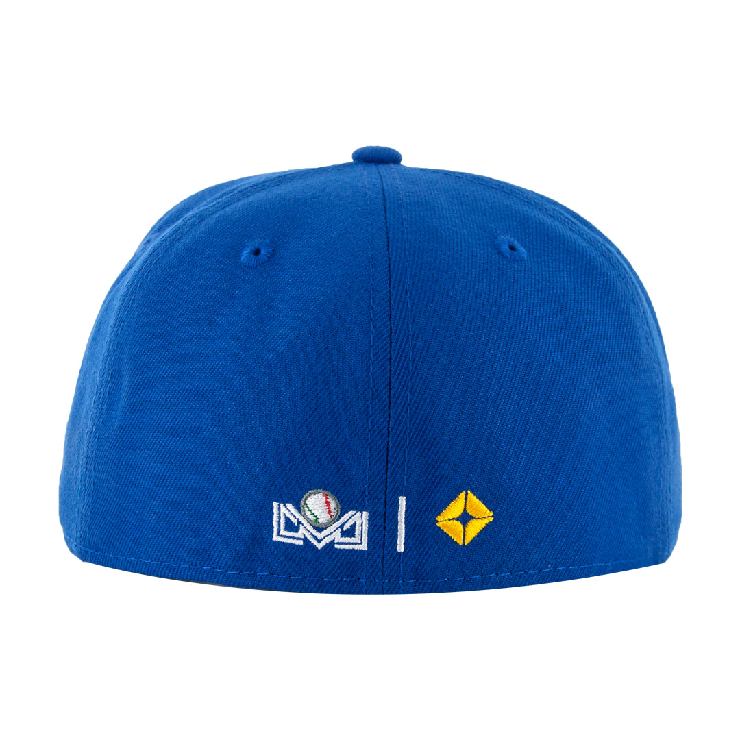 59Fifty Charros de Jalisco Azul Rey Total Logo Amarillo / Azul Rey