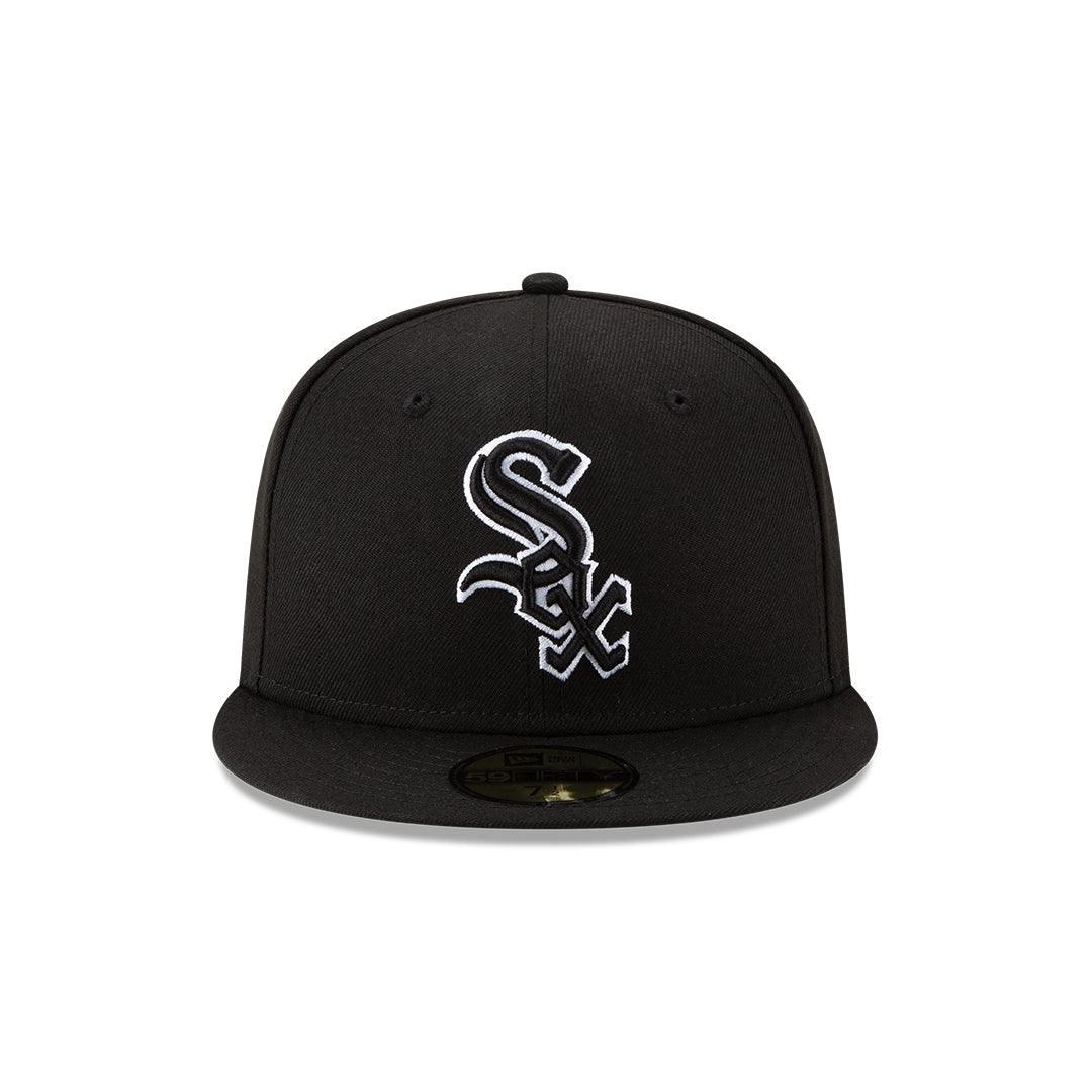 59Fifty Chicago White Sox Negra Logo Negro/Blanco