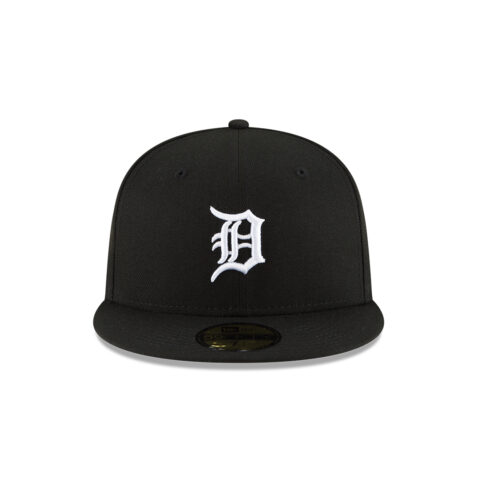 New Era 59Fifty Detroit Tigers Negra Total Logo Blanco