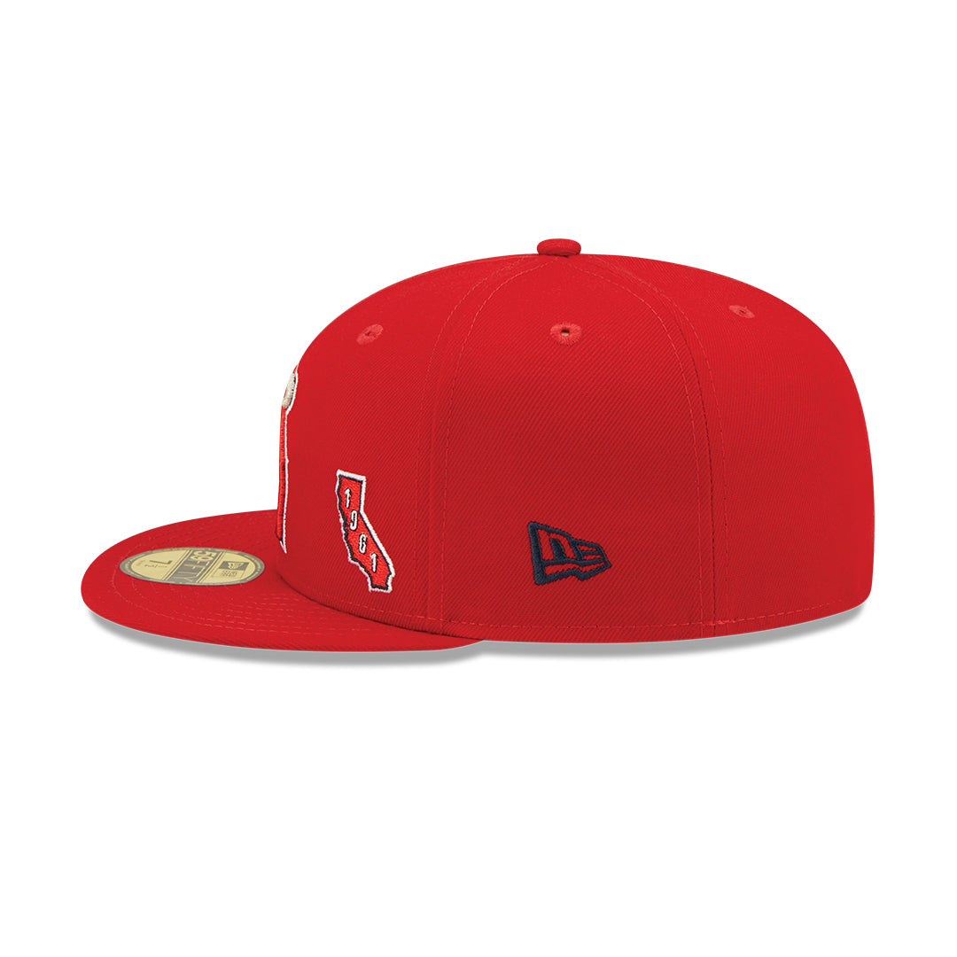 59Fifty Anaheim Angels Roja "IDENTITY"