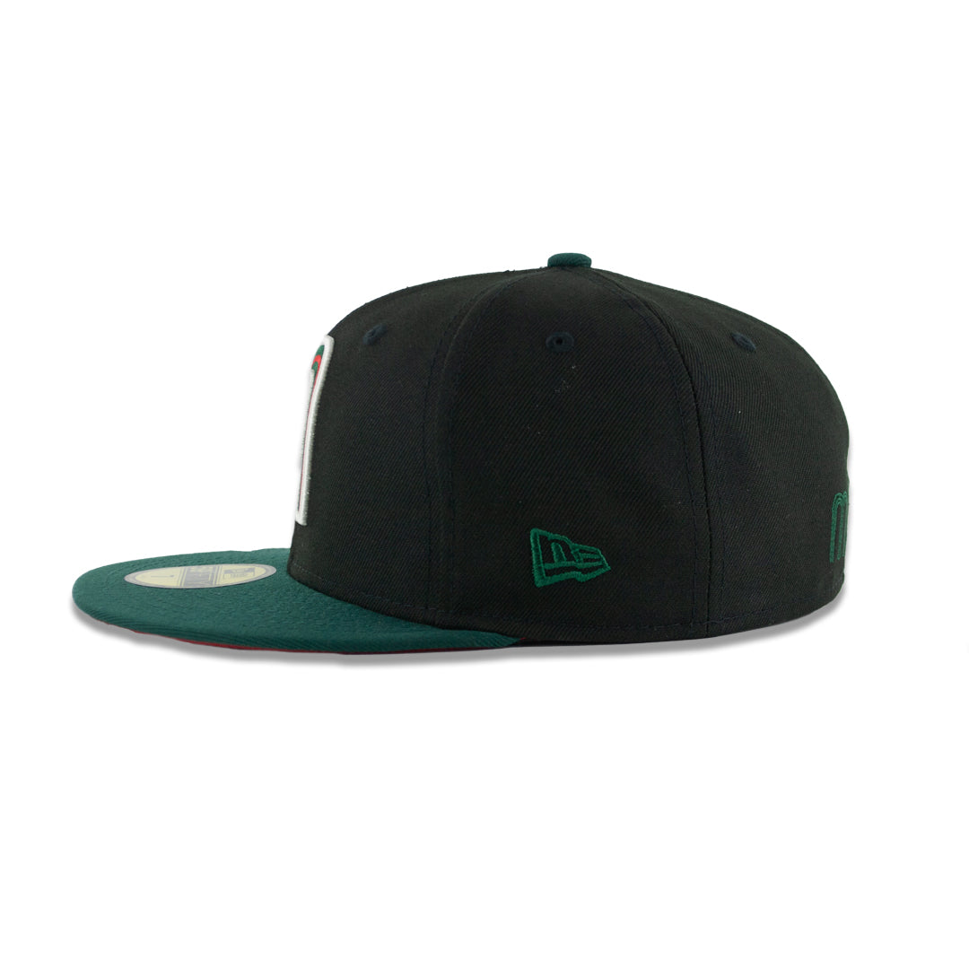 59Fifty WBC Mexico Negro/Verde Logo M Tricolor