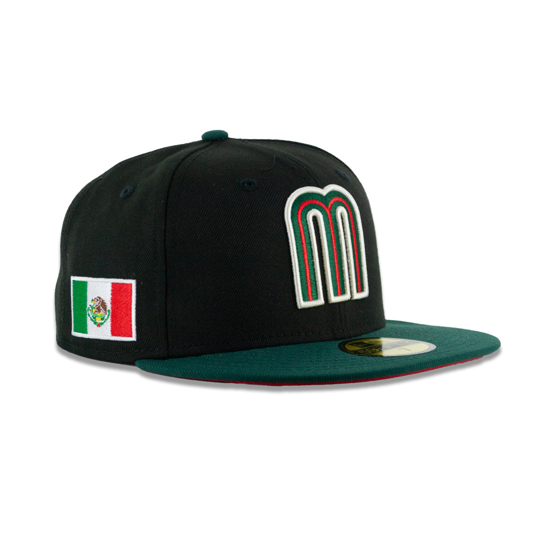 59Fifty WBC Mexico Negro/Verde Logo M Tricolor