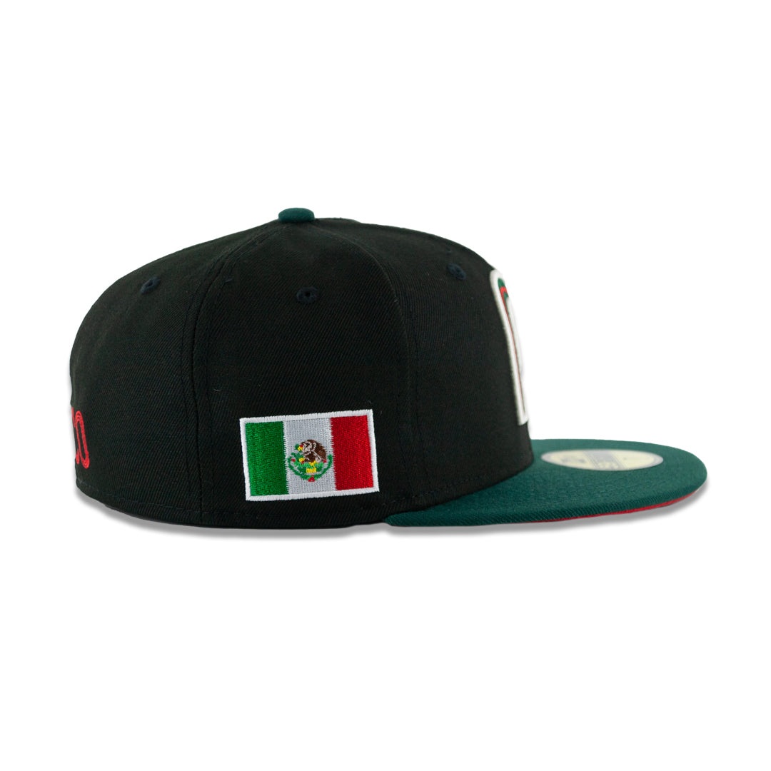 59Fifty WBC Mexico Negro/Verde Logo M Tricolor