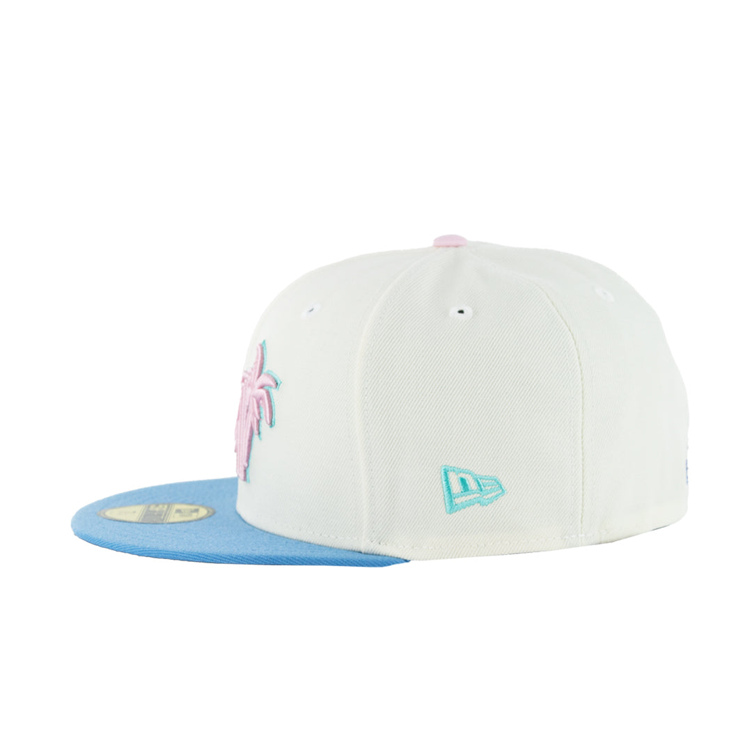 59Fifty WBC Mexico Crema/Azul Cielo M Rosa Palmeras