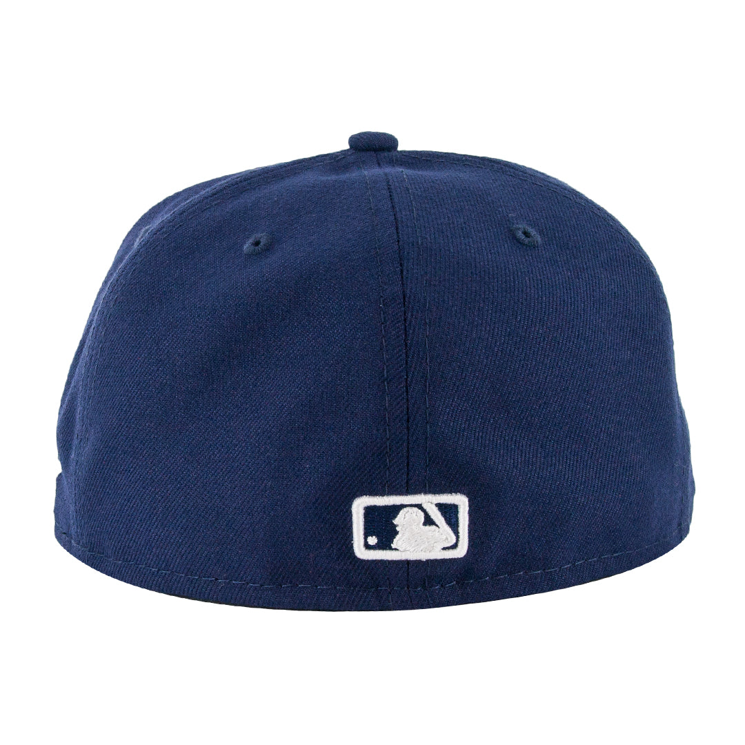 59Fifty San Diego Padres Azul Marino Logo Blanco