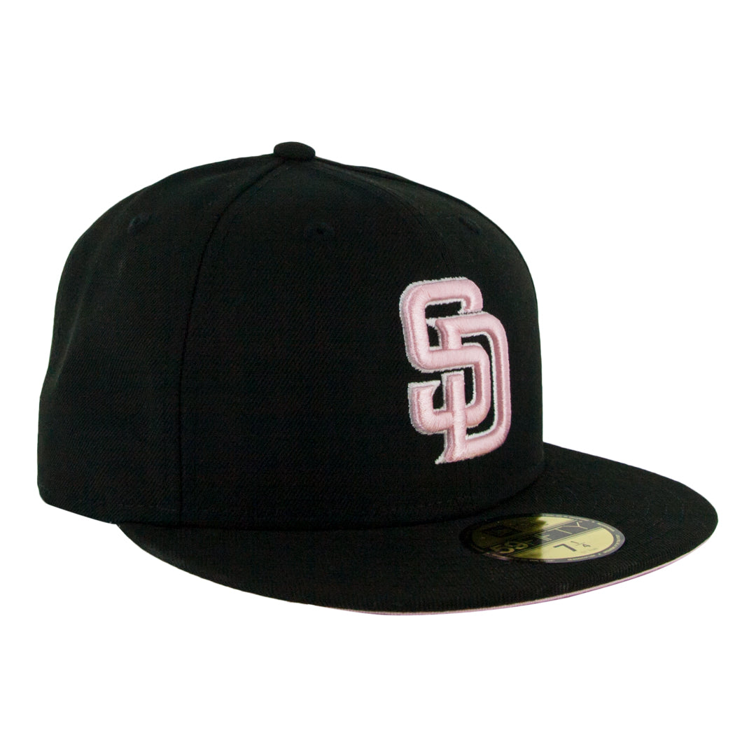 59Fifty San Diego Padres Negra Logo Rosa