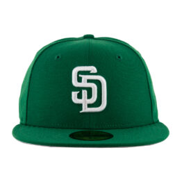 59Fifty San Diego Padres Verde Logo Blanco