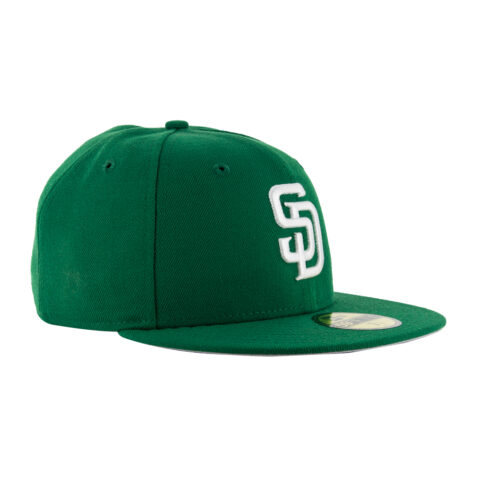 59Fifty San Diego Padres Verde Logo Blanco