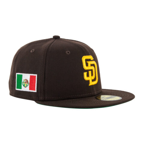 59Fifty San Diego Padres Cafe "Clásica" Bandera Mexico