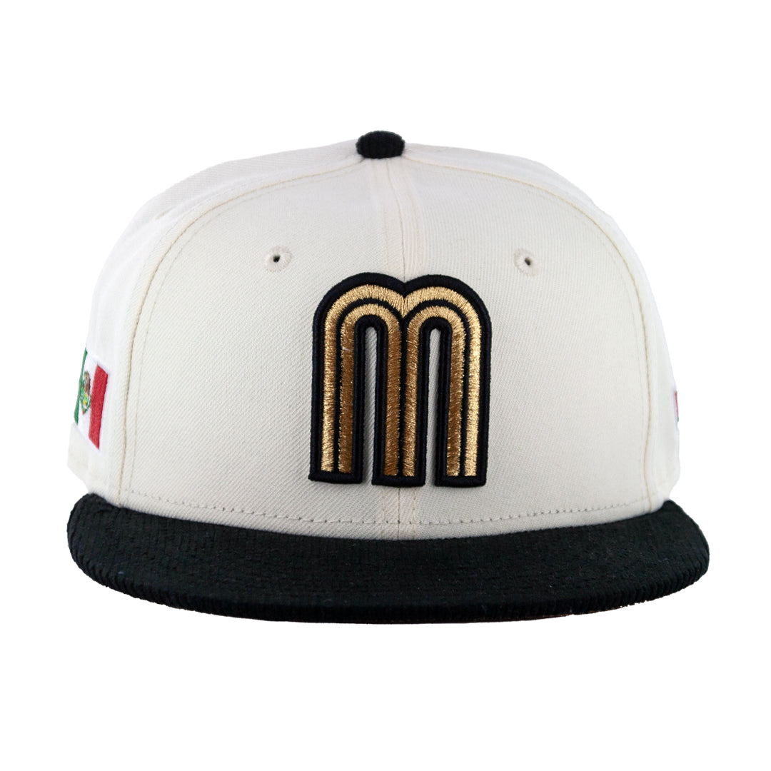 59Fifty WBC Mexico Crema/ Pana Logo M Dorada