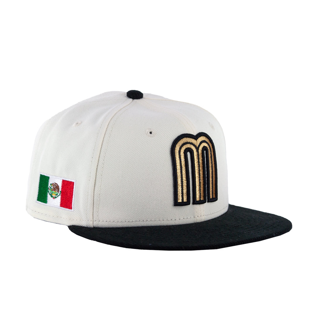 59Fifty WBC Mexico Crema/ Pana Logo M Dorada