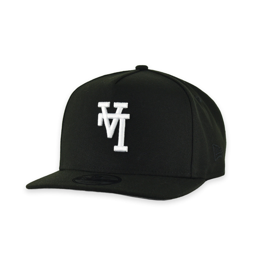 9Fifty Los Angeles Dodgers Negra Tot Logo Volteado A-Frame