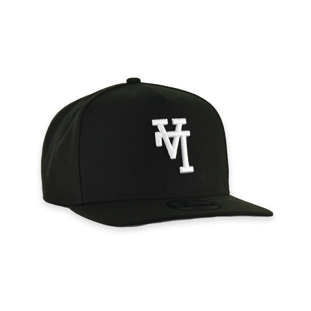 9Fifty Los Angeles Dodgers Negra Tot Logo Volteado A-Frame