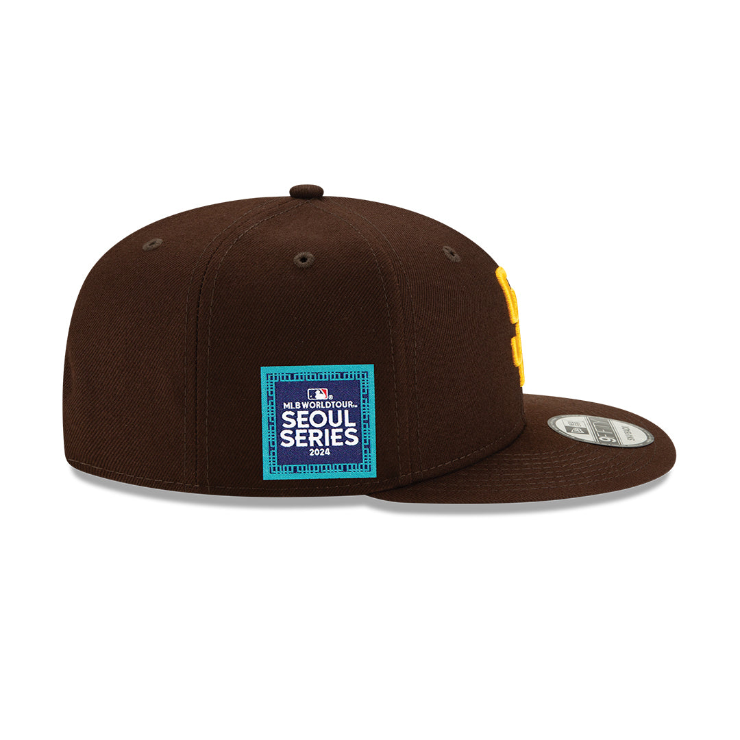 9Fifty San Diego Padres Cafe Total "Seoul Series" Logo Amarillo