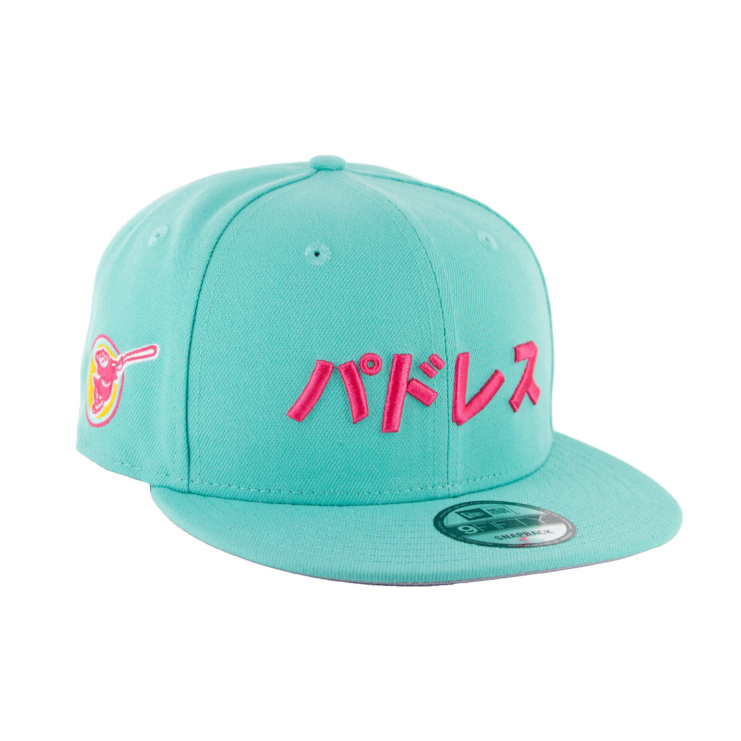 9Fifty San Diego Padres "Katakana" City Connect Menta Logo Rosa