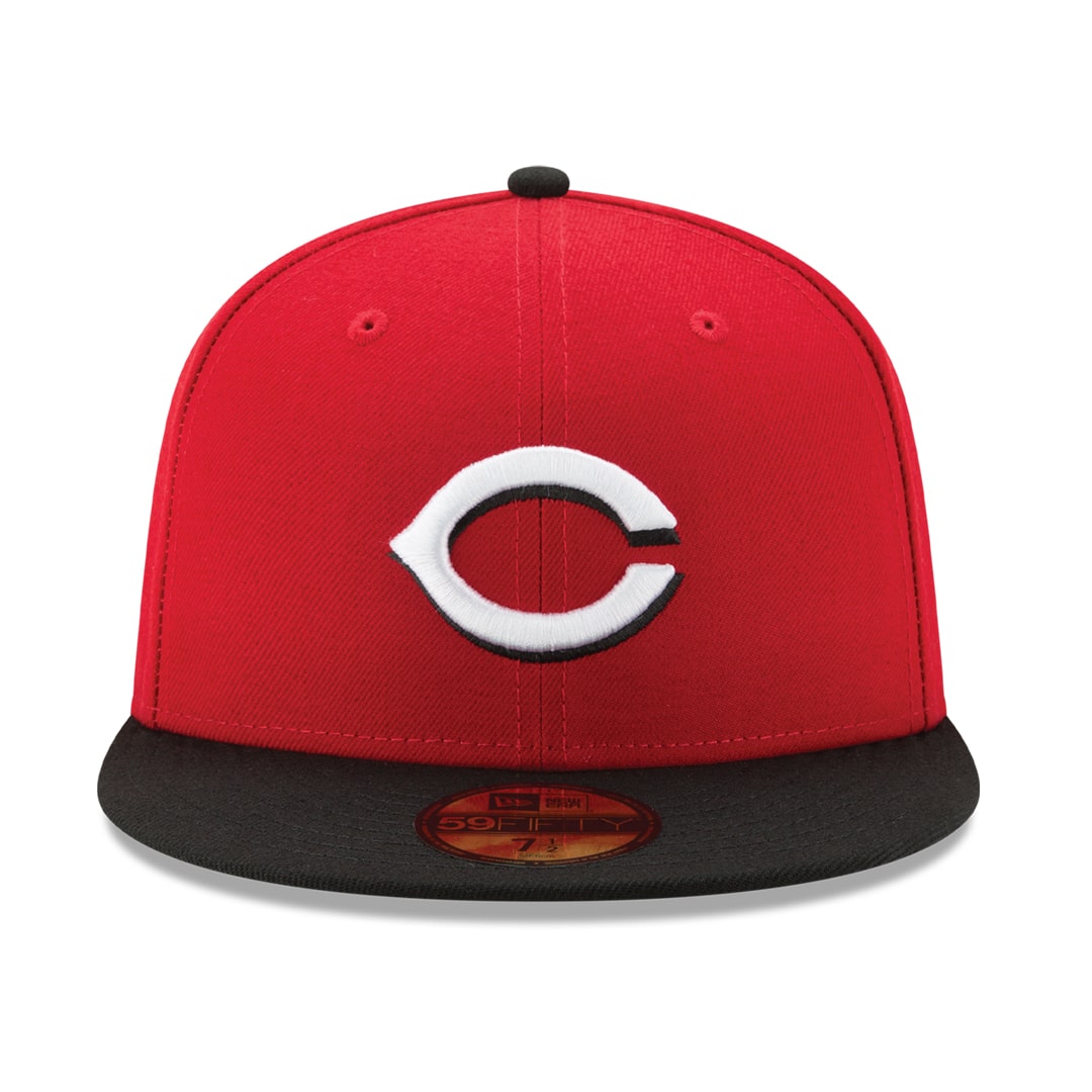 59Fifty Cincinnati Red Roja/Negro Logo Bco