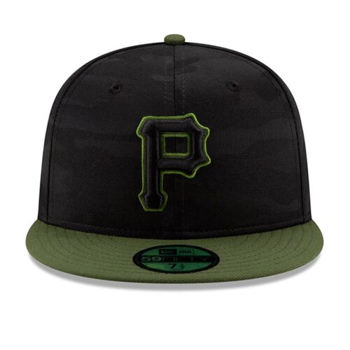 59Fifty Pittsburgh Pirates Camo Negro / Verde