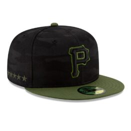 59Fifty Pittsburgh Pirates Camo Negro / Verde