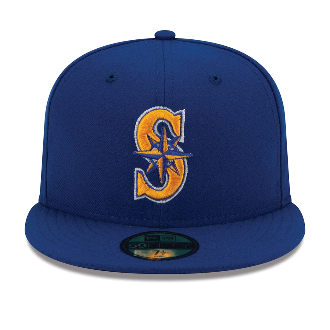 59Fifty Seattle Mariners Azul Rey Total Logo Amarillo