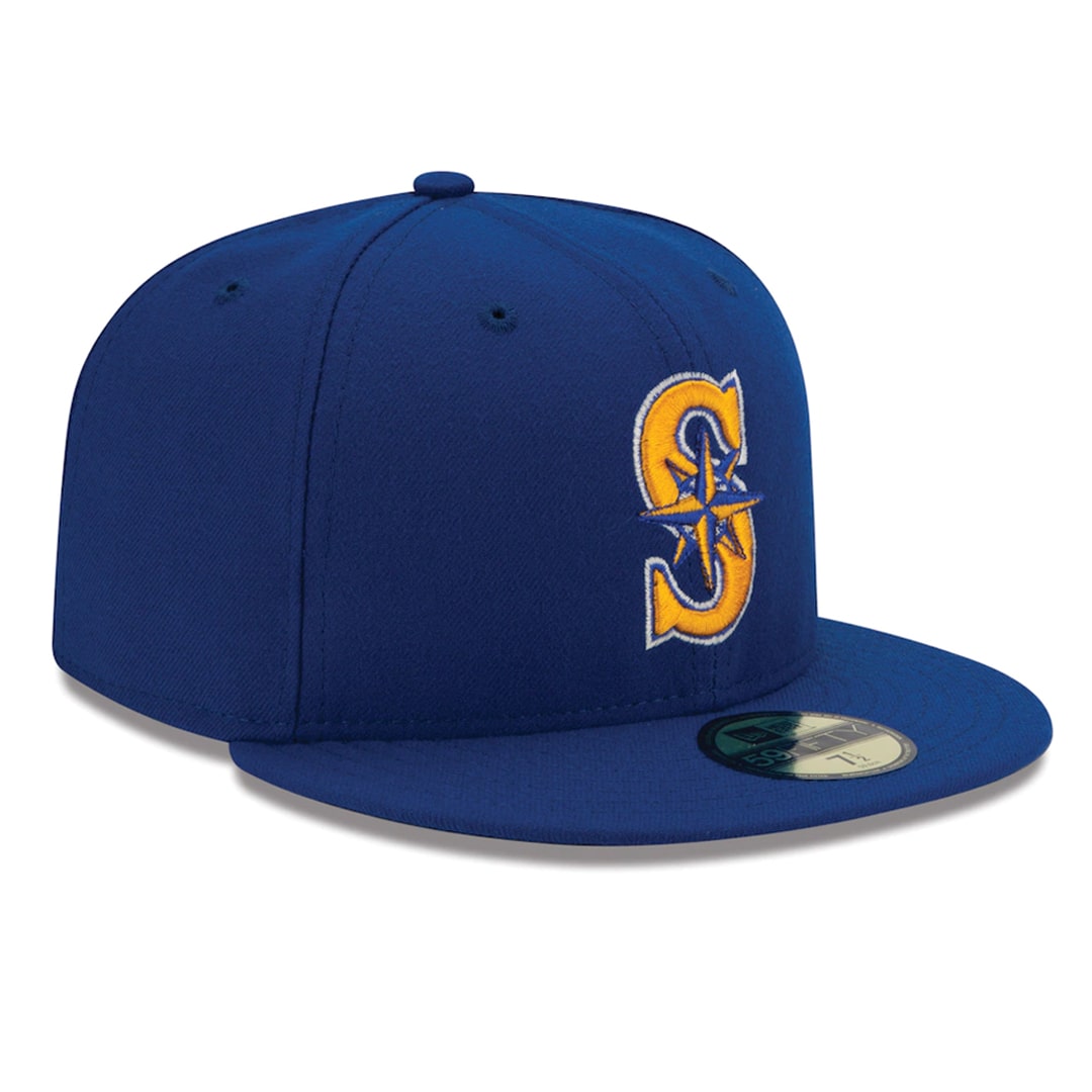 59Fifty Seattle Mariners Azul Rey Total Logo Amarillo