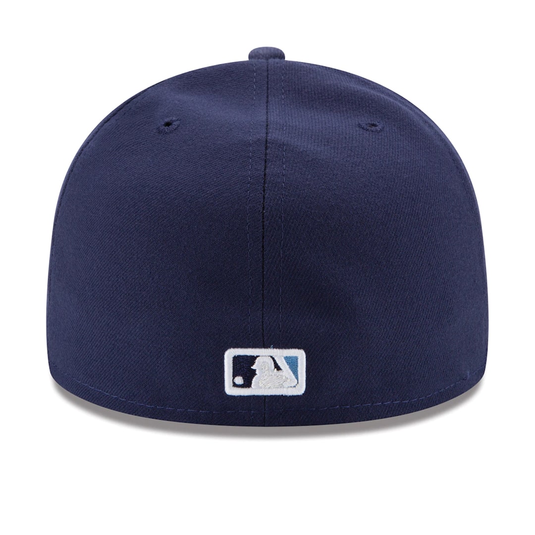 59Fifty Tampa Bay Rays Azul Marino Logo Blanco