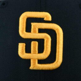 59Fifty San Diego Padres Negra Logo Dorado