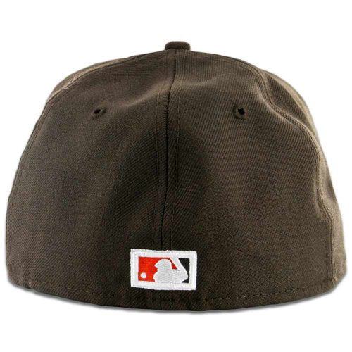 59Fifty San Diego Padres Cafe Obscuro Logo Naranja