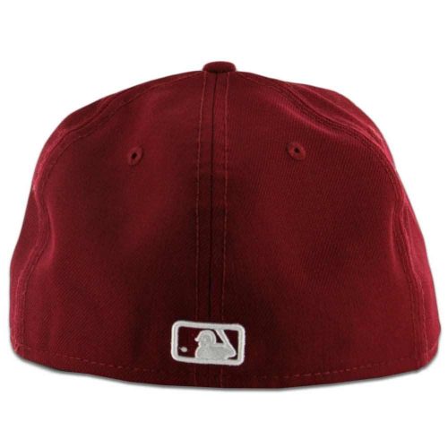 59Fifty San Diego Padres Guinda Logo Blanco