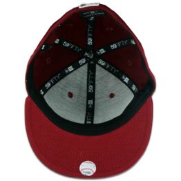 59Fifty San Diego Padres Guinda Logo Blanco