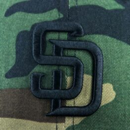 59Fifty San Diego Padres Camo Logo Negro