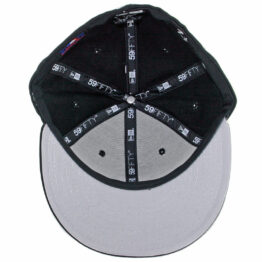 59Fifty Los Angeles Dodgers Negra Logo Blanco