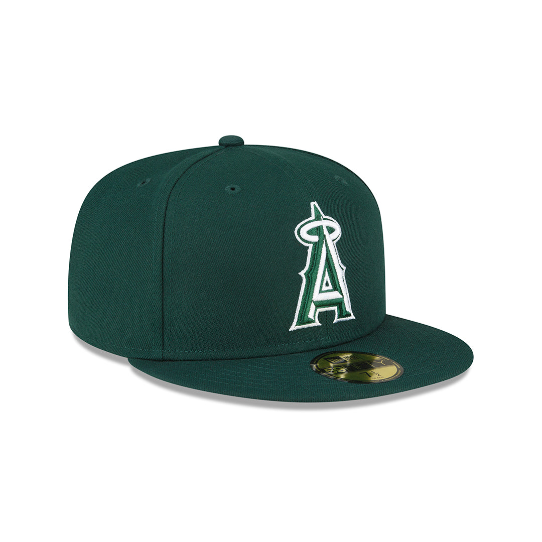 59Fifty Anaheim Angels Verde Pino Logo Blanco